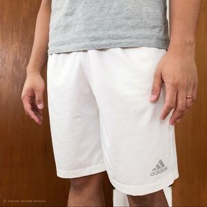 ADIDAS White Climalite Shorts